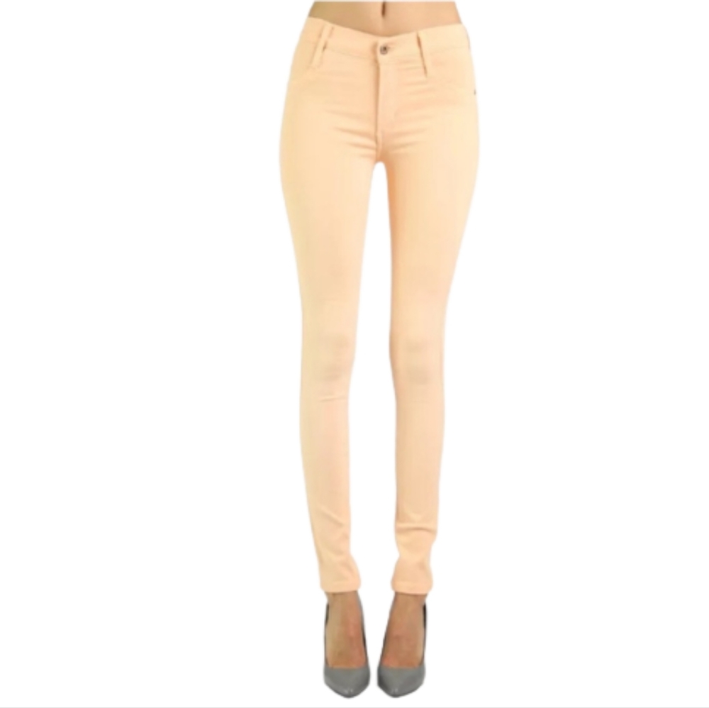 RICH & SKINNY STRETCH BODYCON SKINNY JEAN 27 REG In the color Mandarin